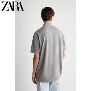 ZARA 夏季新款男装 纯棉短袖POLO T恤衫 06462406802