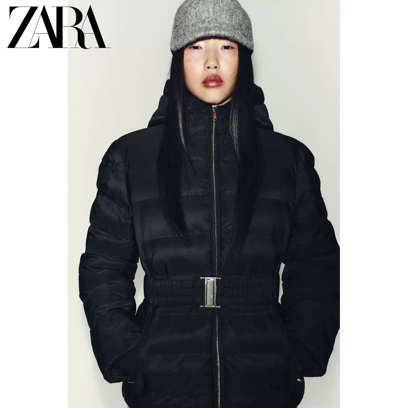 Специальное предложение ZARA Женская короткая водонепроницаемая и ветрозащитная теплая куртка 8073222 800
