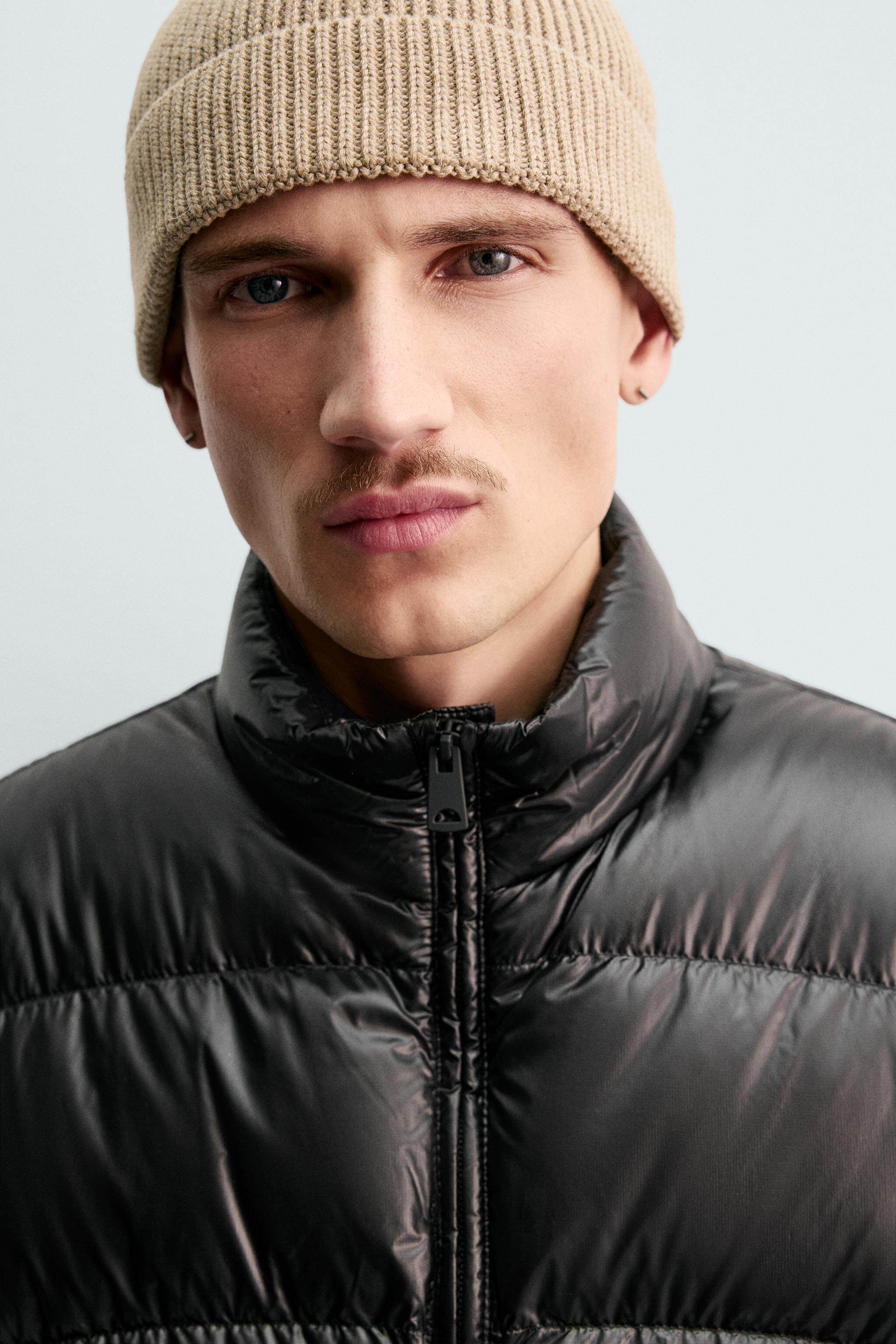 Пуховой жилет zara[origins] 男装 修身直筒棉服立领羽绒马甲背心 4302213 800