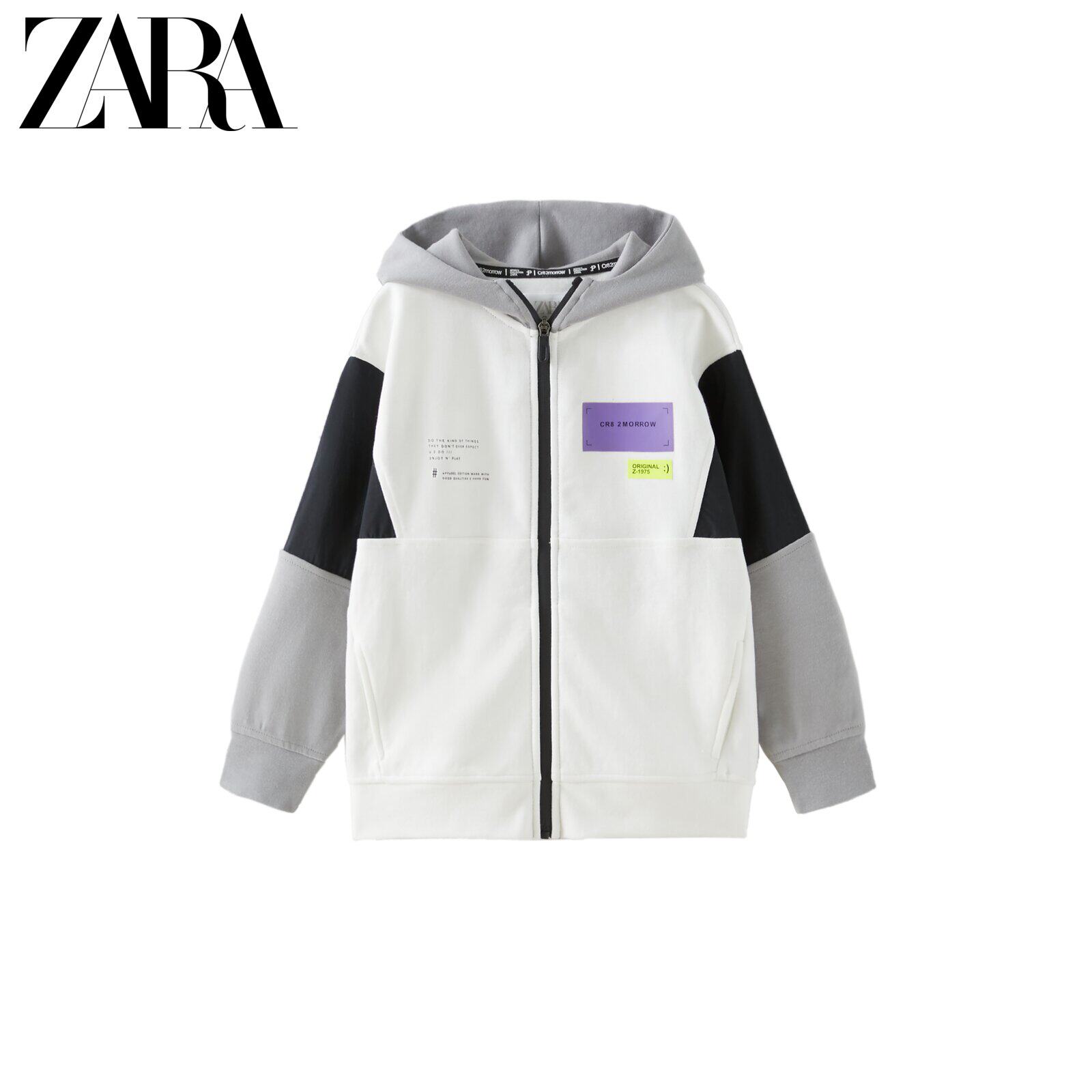 ZARA Spring Summer New Child Costume Boy Collage Sports Jacket 3854675250