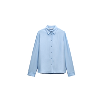 ZARA24 spring new pint womens dress ZW series true silk sashimi shirt 2499040400