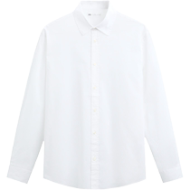 ZARA24 new summer product mens white loose cotton texture casual long-sleeved shirt 1618402 250