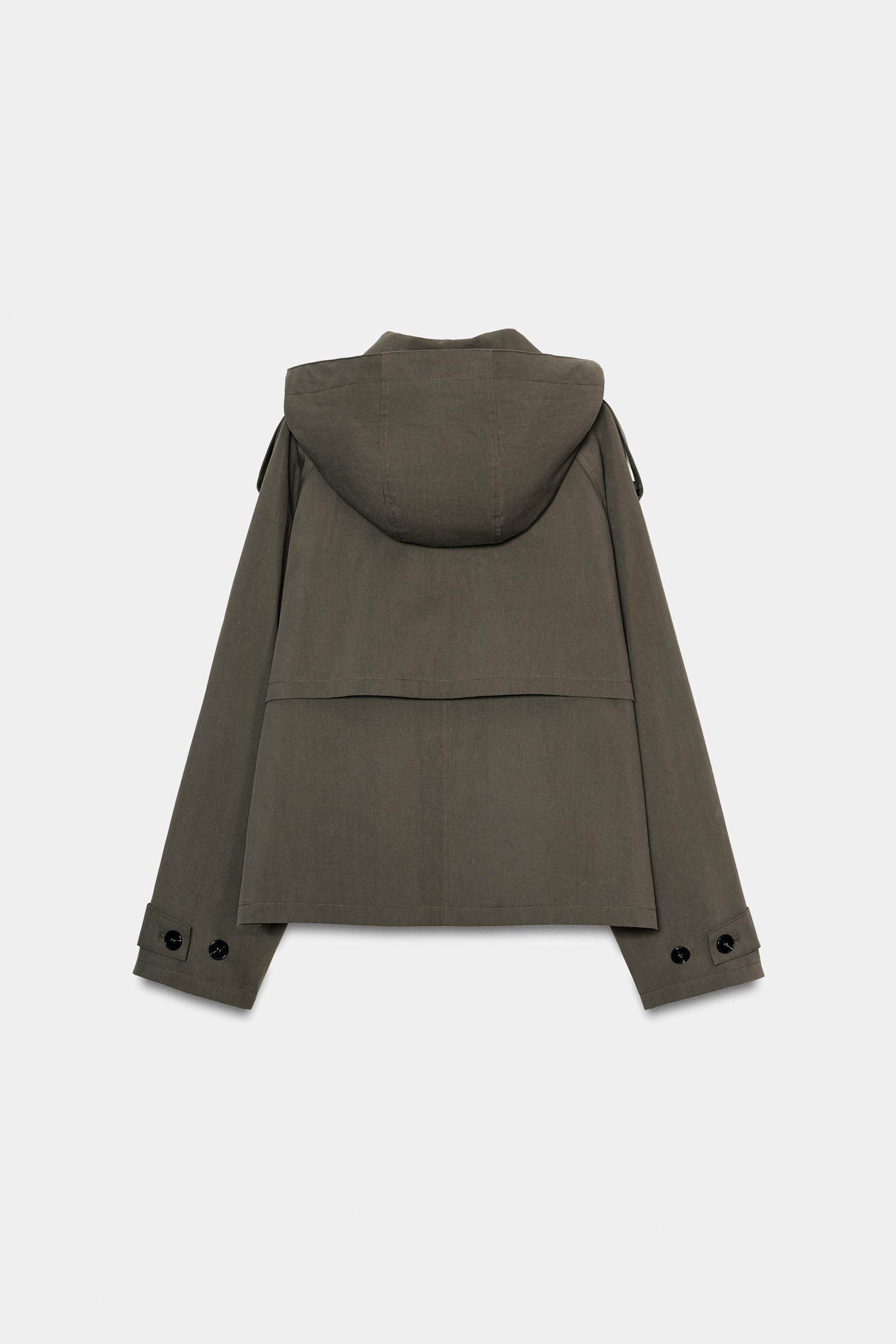 ZARA 2026 новая весна и лето Вкус женщины длинный рукав отворот свободный случайный закрытый короткий ветровка 6318050 962 