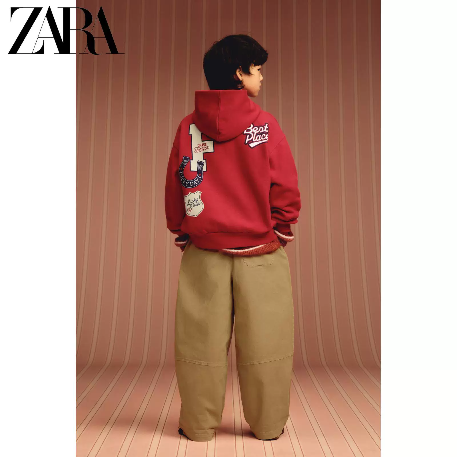 Специальное предложение ZARA Детская одежда Мальчики Разрезанные штаны-пузырьки 5644892 707