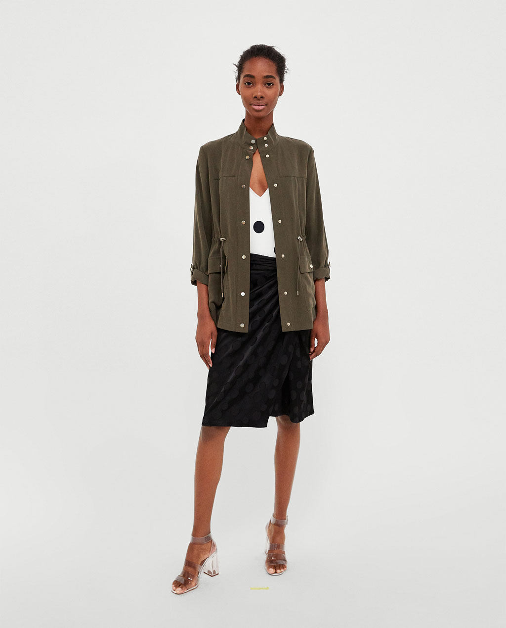 Veste pour femme ZARA en Adhesif - Ref 3221088 Image 11