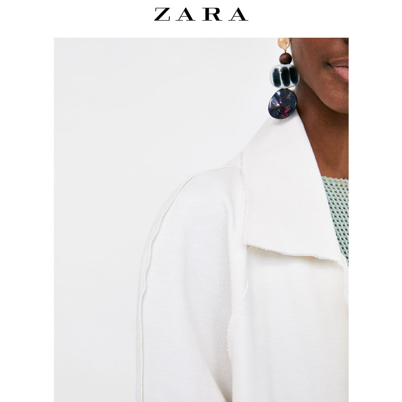 Купить женский плащ текстура куртки Зара женские 05039157251 ZARA в ...
