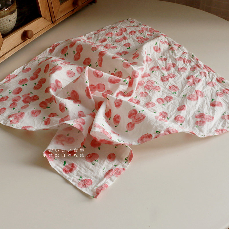 Red Confectionery Products -- thin full cotton dining cushion towels fresh and cute one food breakfast with gourmet dining cloth for a background cloth
