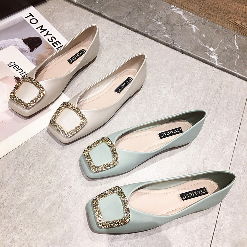 Hong Kong Tide Fang Fang Slippers in Spring 2021 New Fairy Soft Subway Patch Shoes