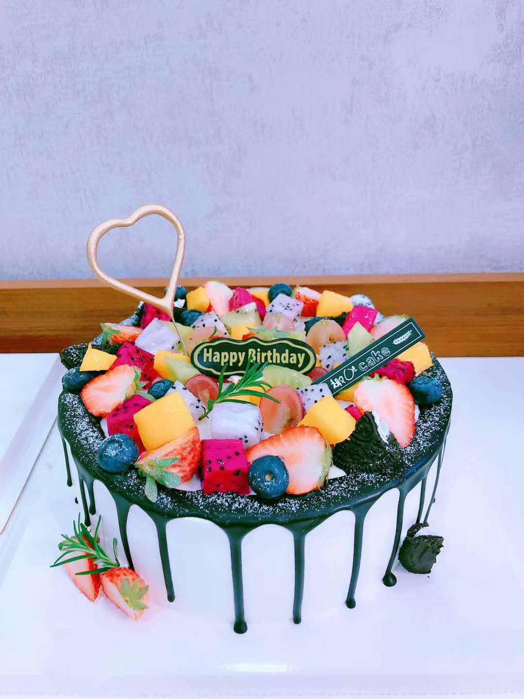 Birthday cake booking within the same city free delivery Shenzhen Futian Luohu Buji Longgang Nanshan Xixiang express home delivery