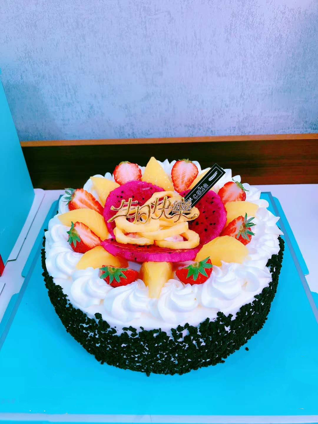 Pre-order birthday cake for free door-to-door delivery in the same city, Lujiang Wuwei, Juchao District, Chaohu City, Hanshanhe County