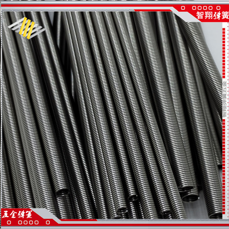不锈钢304拉伸弹簧管0.15mm 直径1mm长305mm扁丝精密弹簧可定做