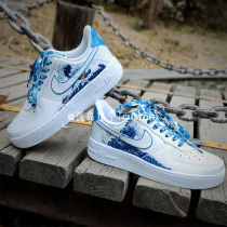 Air Force One DIY custom sneakers Kanagawa surf af1 personality hand-painted shoes graffiti two-dimensional change color