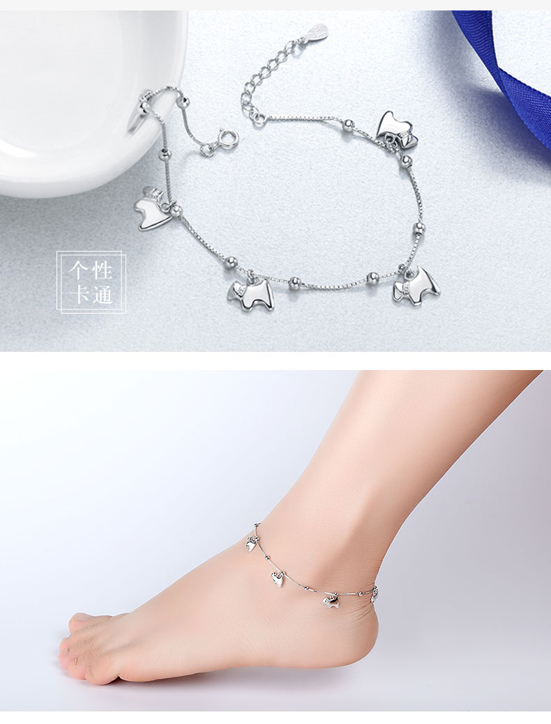 Chaine de cheville Femme SILVERDEWS    en Argenterie - Ref 3105013 Image 12