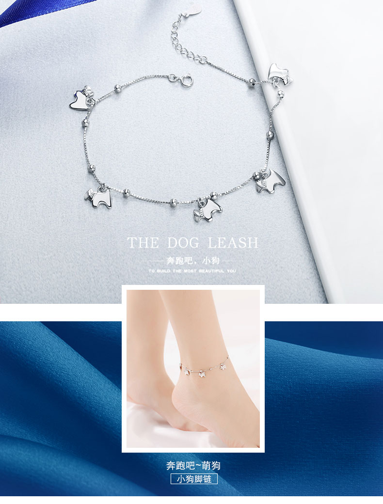Chaine de cheville Femme SILVERDEWS    en Argenterie - Ref 3105013 Image 7