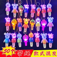 Красный мигающий свисток, 50 шт