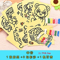 Тибетская зеленая желтая дно среднего размера песчаная живопись 50 фотографий