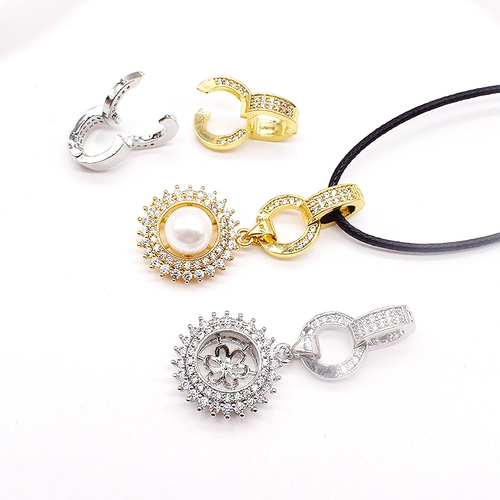 Соединение пряжки 925 Серебряные украшения DIY Ювелирные украшения универсальная пряжка.