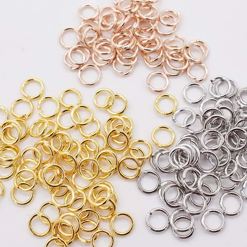 DIY Ювелирные аксессуары аксессуары ожерелья для пряжки интерфейс браслет пряжка головка Круг разворот открытое кольцо открытое кольцо кольцо подключения ручной работы кольцо