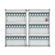 Jinlongxing Key Box Wall-mounted Aluminum Alloy Key Card