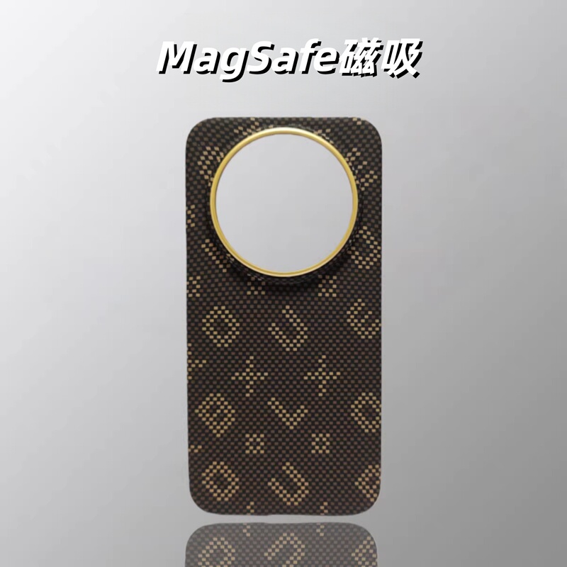 Advanced Woven Kevlar Texture Suitable for Huawei Mate80 Pro Max Phone Case, Ultra-Thin Full-Cover Metal Frame, Magnetic Charging, Carbon Fiber Texture, Mate70 Pro+ Protective Case, 60P+