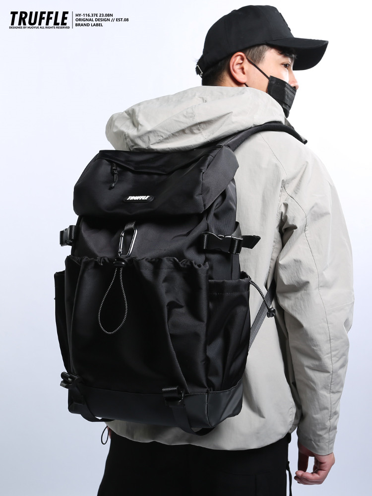 Truffle Trendy Large-Capacity Travel Backpack for Men, Junior High and High School Students, School Bag for Women, Hiking Computer Backpack