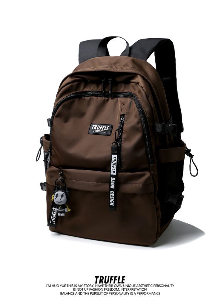 Truffle Backpack for Men, High School and Junior High School Students, Travel Backpack, 2025 New Model, Large Capacity School Bag for Female College Students