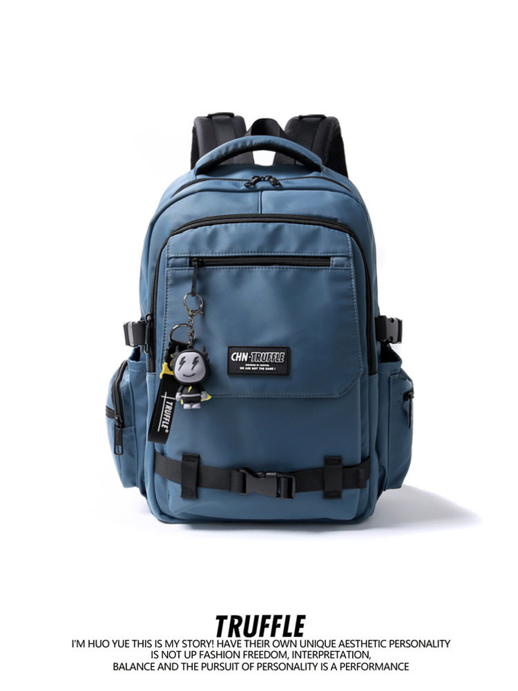 Truffle Backpack Men's Large Capacity 2025 New Model Junior High School Students High School College Students School Bag Travel Backpack Women