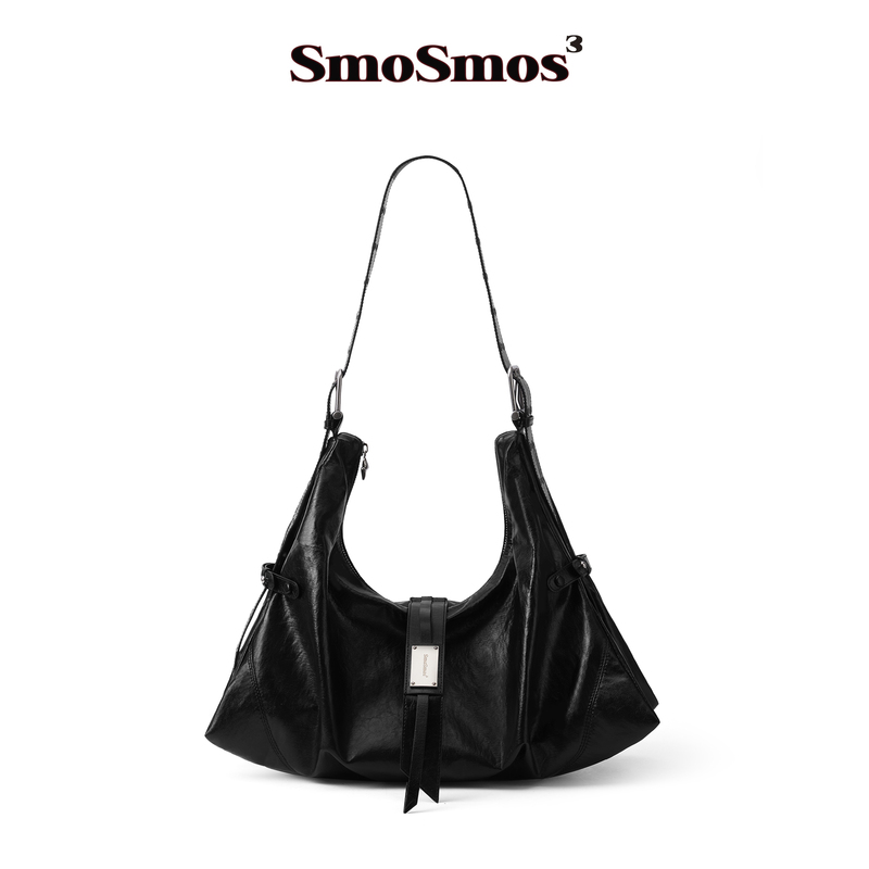 Smosmos 【Boxing Bag】 Original 26 Summer Commuter Hobo Underarm Bag Single Shoulder Bag Waterproof Versatile for Women