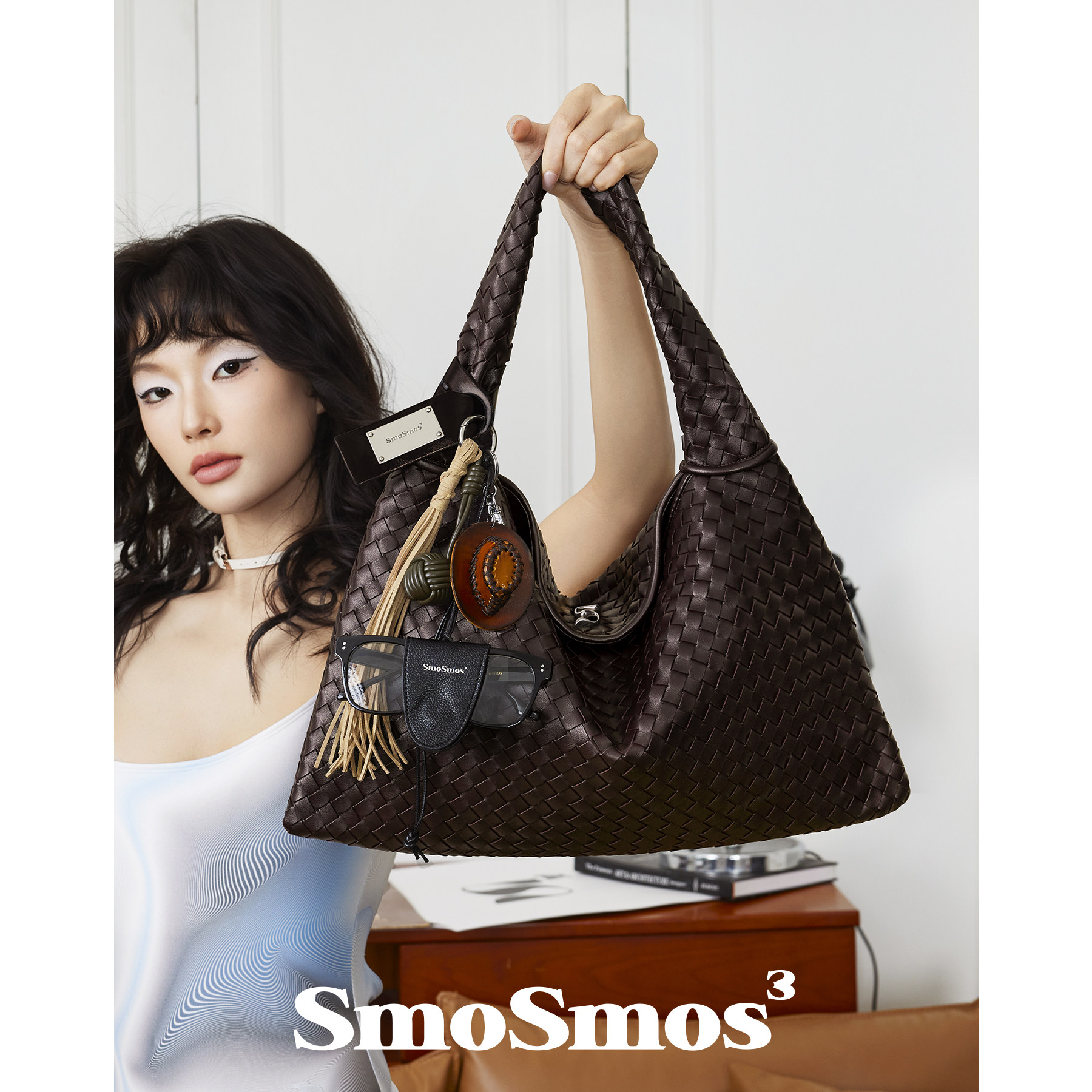 2025爆款通勤包!SmoSmos波嬉风编织包大容量腋下包实测避坑指南-托特包-淘宝好物网
