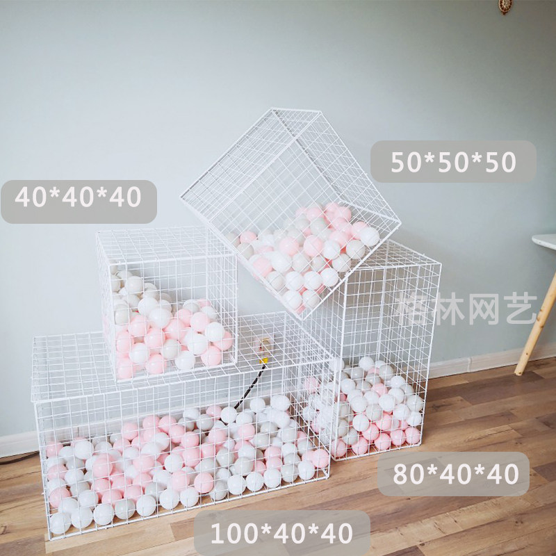 ins iron art grid marine polenta mesh red shop decoration front cube post decoration display table milk tea shop