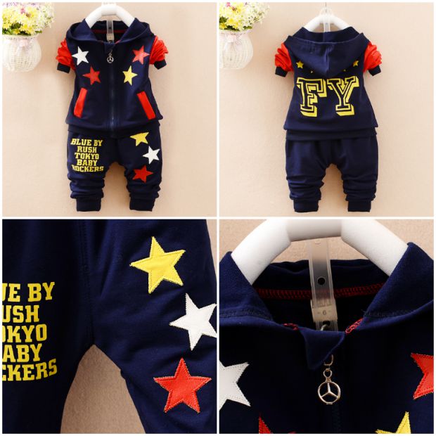 Quần áo bé trai mùa thu bé trai cotton dài tay 0-1 phù hợp với bé 2 đến 3 tuổi và quần áo trẻ em 4 tuổi shop trẻ em