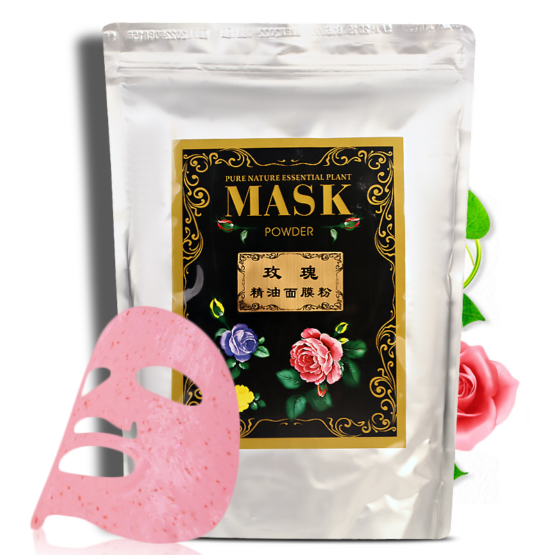 Pleashige Self-Tune Rose Essential Oil Soft Film Powder Beauty Yard Moisturizing Shrink Pores Tibright Mask Powder Big Bag