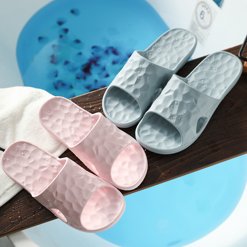 Eva One-Piece Non-Slip Couple's Summer Home Outdoor Bathroom Shower Slippers