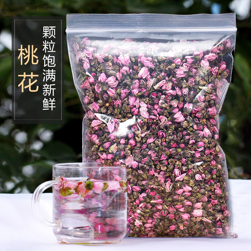 Peach blossom 500g Fresh special grade dry peach blossom bud Non-flower-flower bud Non-flower-flower tea for another Poo Through Secret Tea