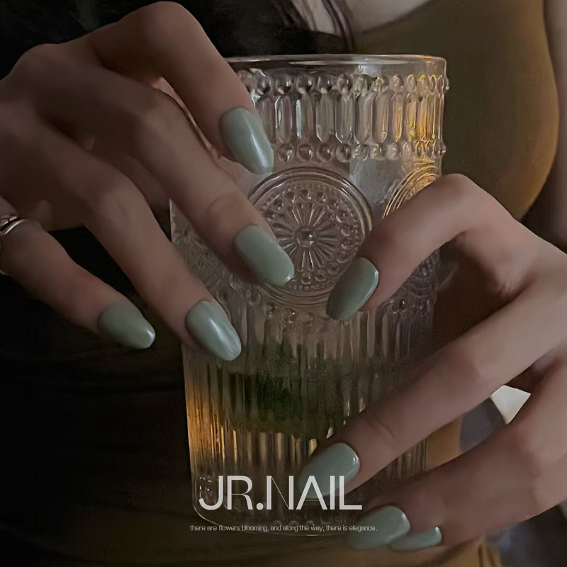 【Mojito】Purely Handmade Wearable Nails, French Retro Simple Style, Hailey Green, Brightening Effect, 2026 Summer New Model 【Mojito】Purely Handmade Wearable Nails, French Retro Simple Style, Hailey Green, Brightening Effect, 2026 Summer New Model