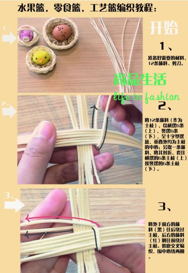Asakusa xanh rắn tròn trồng vật liệu sửa chữa giả mây đan giỏ trái cây - Nhà cung cấp đồ nội thất móc treo tường trang trí