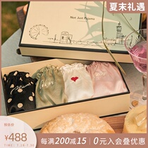 notjustpajama silk panties 4 gift box sexy mulberry silk hip girl low waist briefs