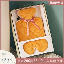 notjustpajama velvet hot water water bottle warm hand treasure eye mask gift box with hand gift birthday gift