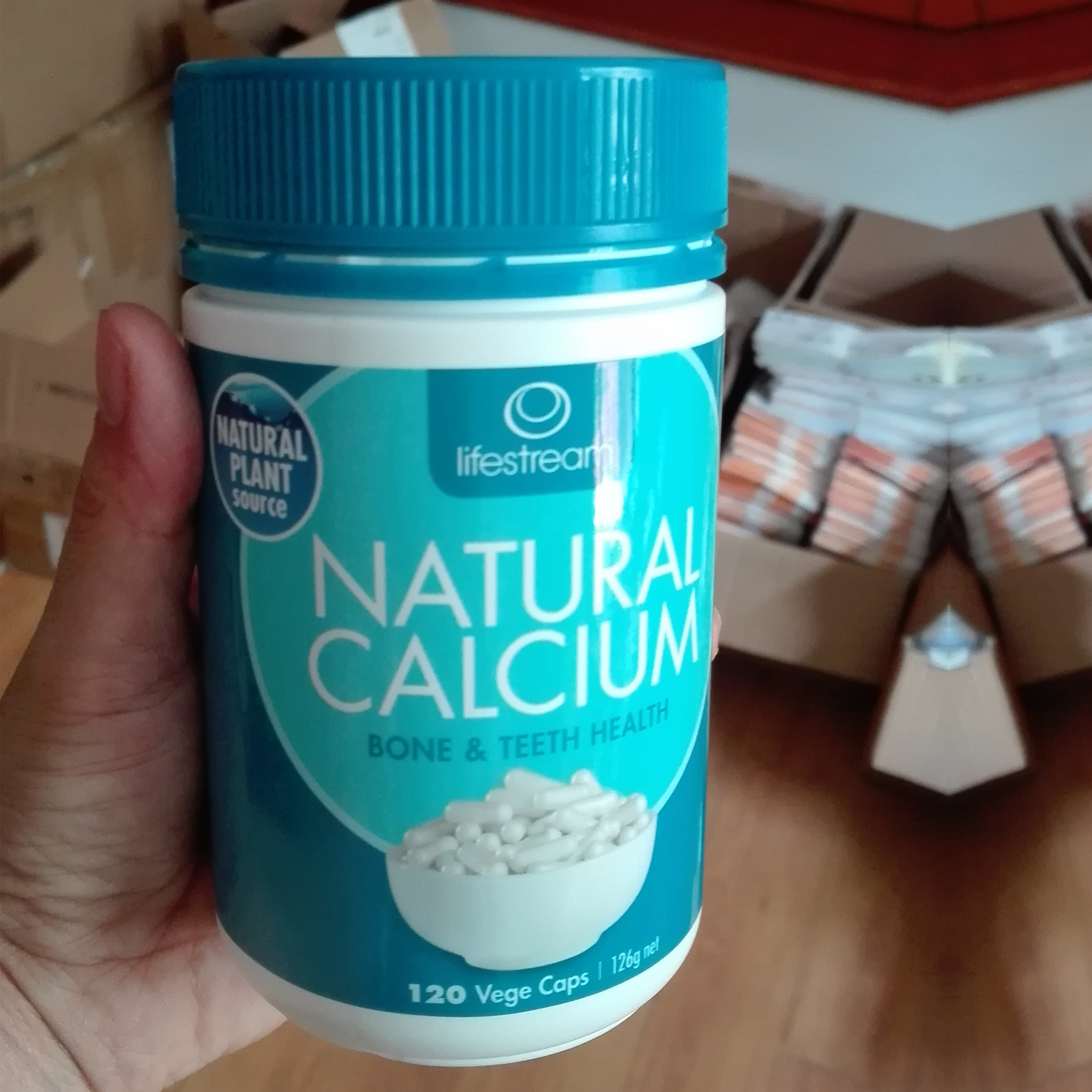 3x120 caps Organic Natural calcium capsules (9403067150021)