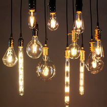 Edison led bulb Edison screw mouth E27 retro bulb LED filament lamp imitation tungsten wire transparent e14 decoration