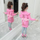 2022 new style children's girl's western style autumn clothes sweater suit, fashionable net red leggings, pure cotton two-piece set