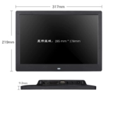 Цифровая электронная фоторамка, умный цифровой фотоальбом, 13 дюймов, подарок на день рождения