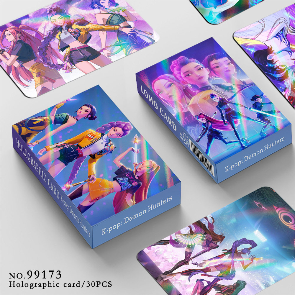 30 sheets of k-pop blackpink laser trading cards: holographic