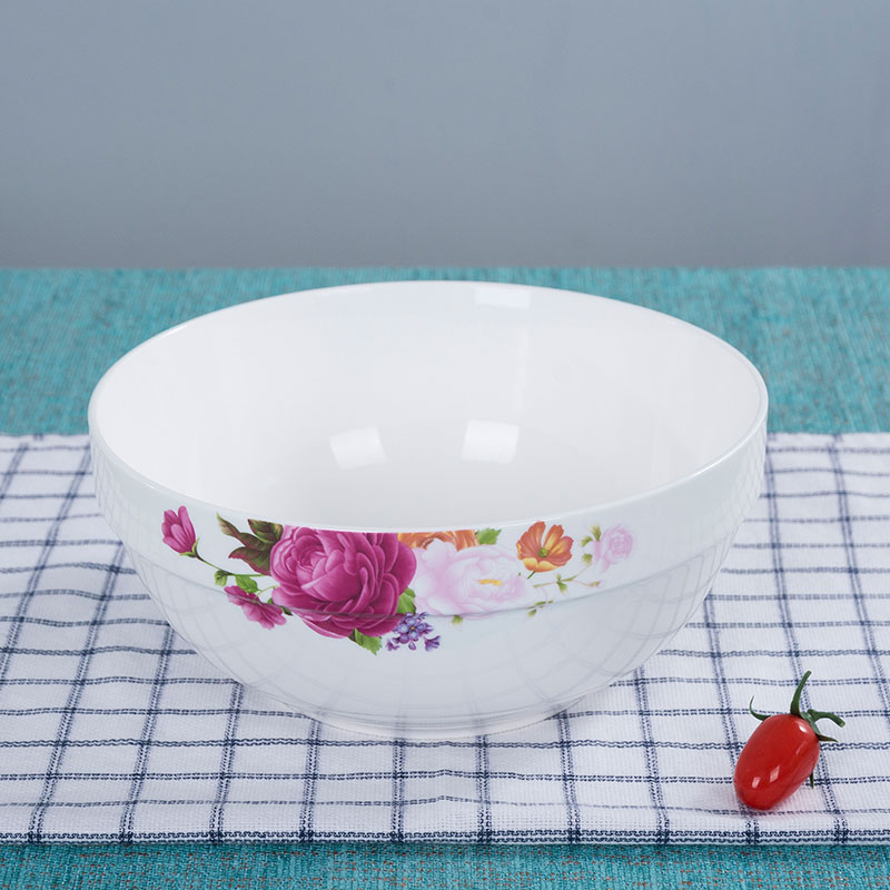 The Make - up to 8 inches large bowl of soup bowl rainbow such use microwave tableware creative Chinese style household large - sized ceramic bowl mercifully rainbow such use