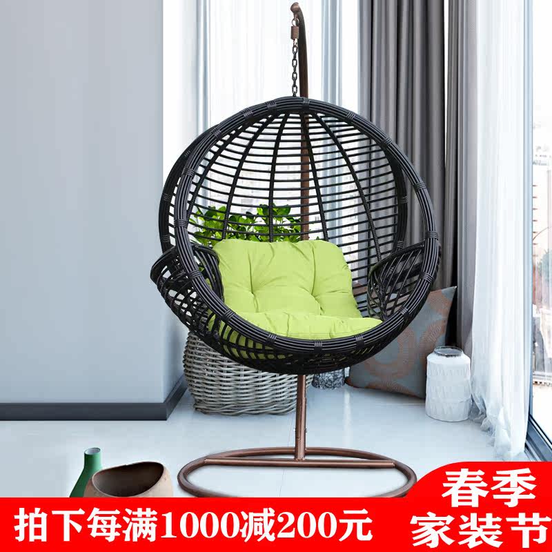 Yili Xiang Fu hanging basket Cane Chair Indoor home Swing Birds nest Hanging Bed Cradle Chair Slob Rocking Chair Balcony Small Hanging Chair