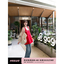 CallmeEar (Cloud Puff) Flower Fake Two-piece Suspender Skirt Summer Sweet and Gentle Sleeveless Tank Top