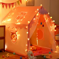 Палатка, большой домик в помещении для принцессы, игрушка, кроватка для мальчиков и девочек, игровой домик