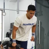 XPODIUM Спортивная модная комфортная дышащая летняя футболка с коротким рукавом подходит для мужчин и женщин для спортзала для тренировок для отдыха, круглый воротник