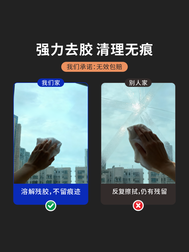 Special Adhesive Remover Cleaner, Powerful Cleaning to Remove Residual Adhesive, Double-Sided Tape, Sticky Stickers, Glass, Eco-Friendly Formula, Universal Adhesive Remover for Renovation, Sealant Remover, Adhesive Stain Remover