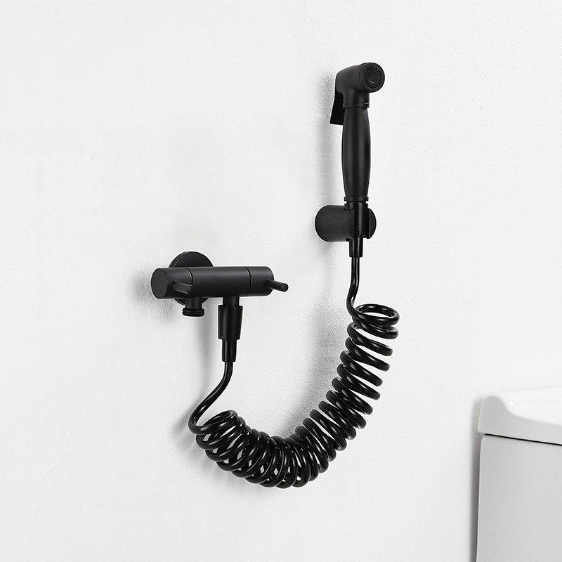 Exit black full copper toilet spray gun partner Makeup Room Flush washer Maternity wash high-pressure water gun Pressurized Spray Head